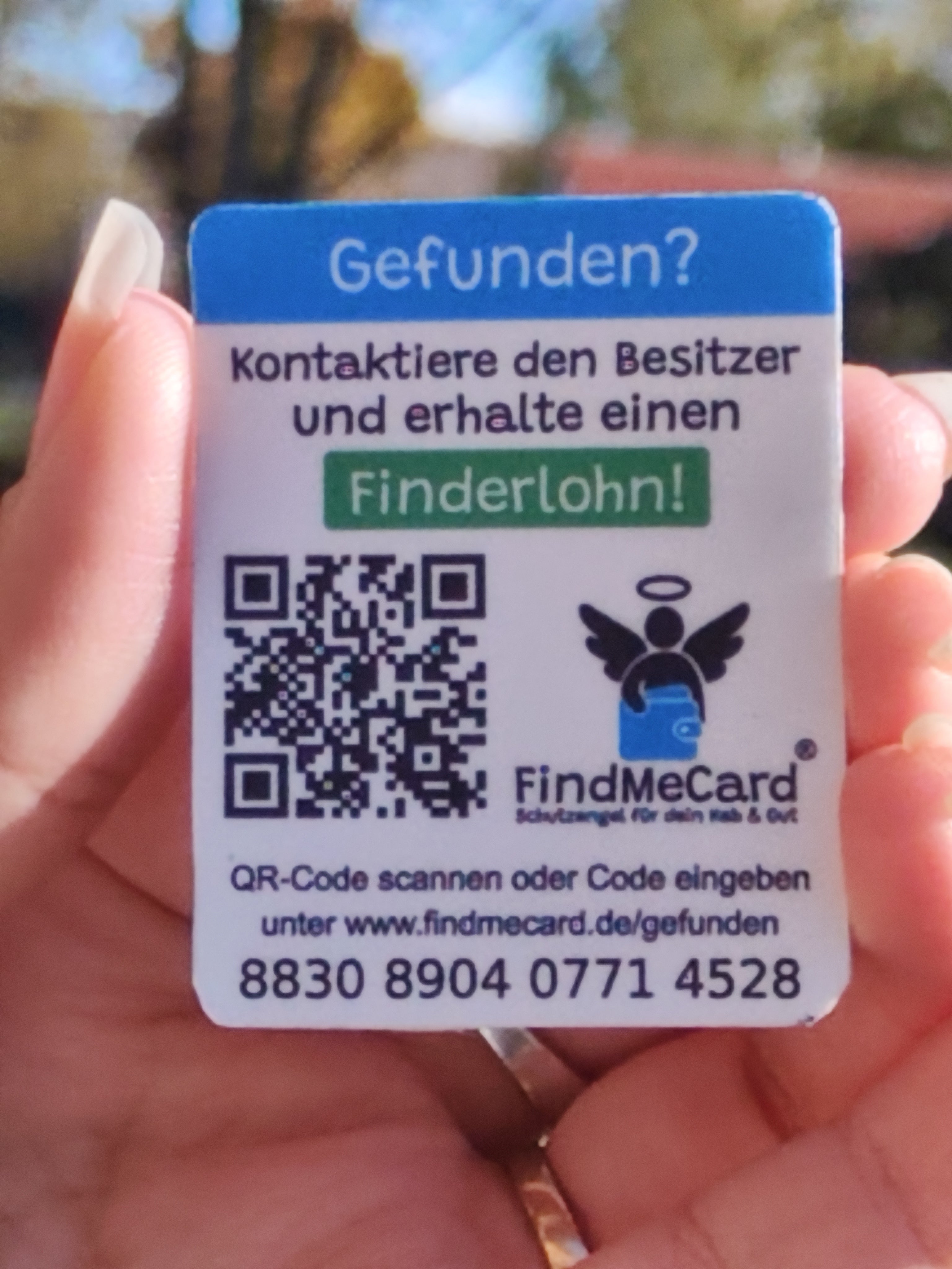 FindMeCard - Sticker